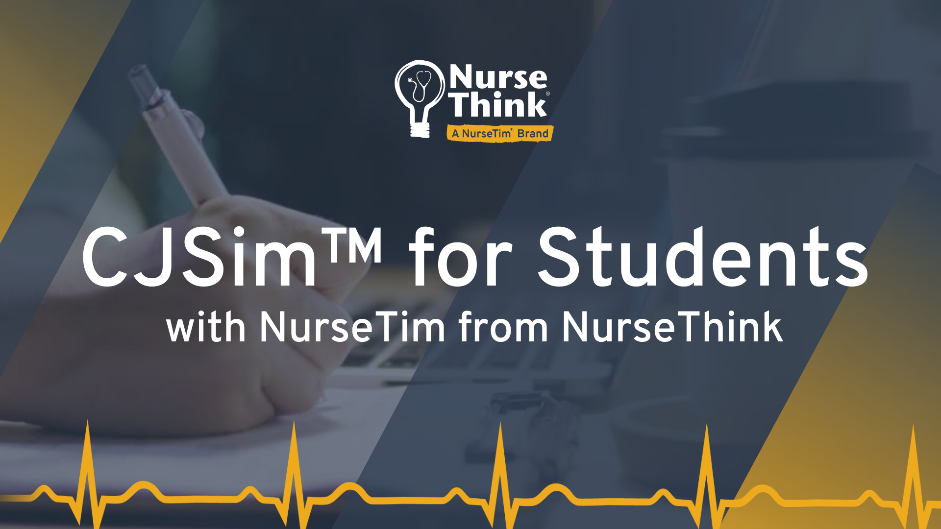 title card for NurseThink® CJSim play to click