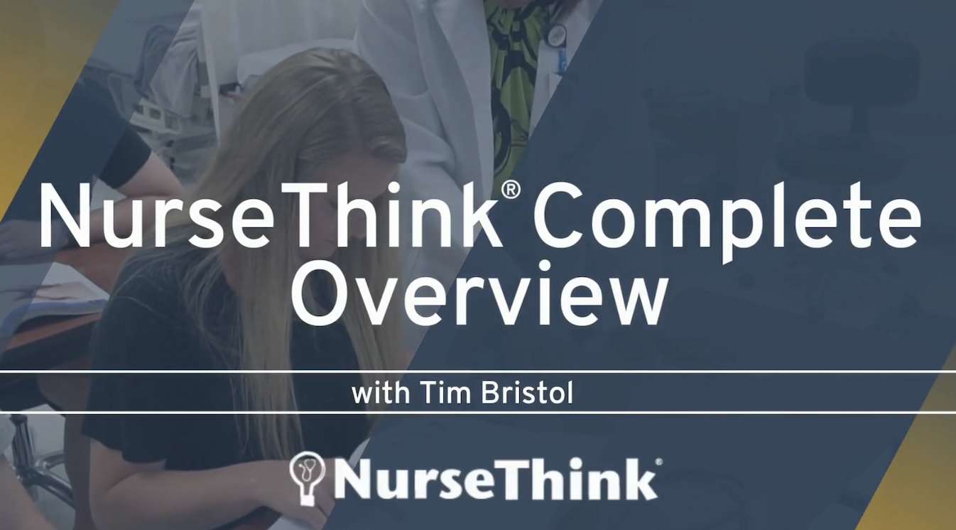 title card for NurseThink COMPLETE Overview play to click