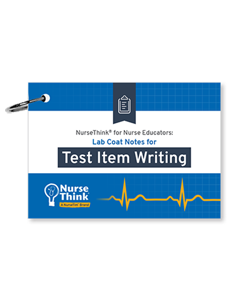 Test Item Writing Id Card