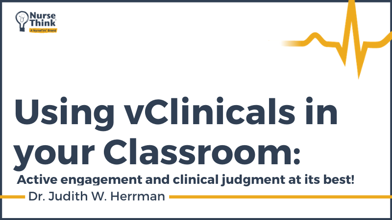title card for vClinicals in the Classroom video