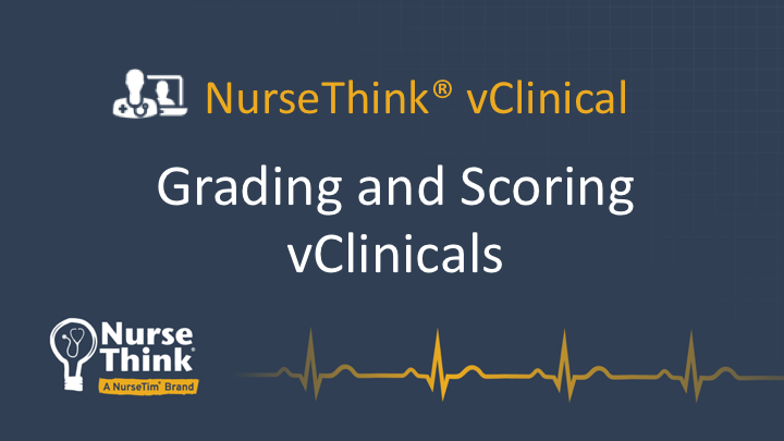 title card for grading and scoring vclinical click to play